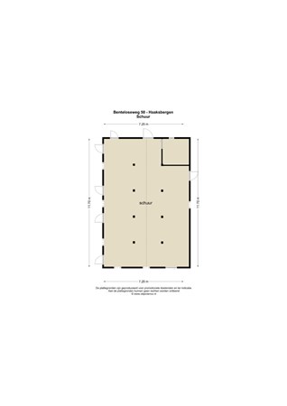 Floorplan - Benteloseweg 50, 7482 PN Haaksbergen